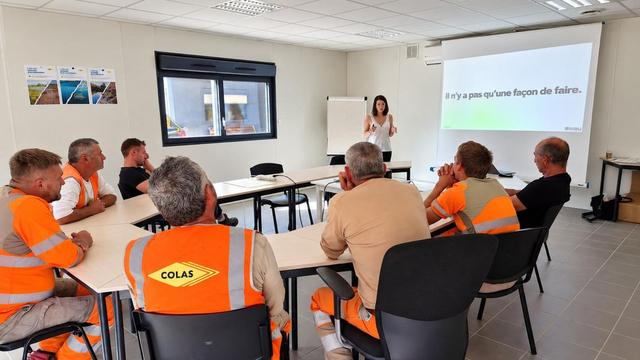 Atelier prévention et posture auprès d'une équipe de terrain