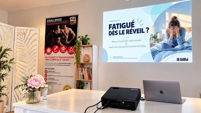 Ouverture de l'atelier sommeil projetée en salle